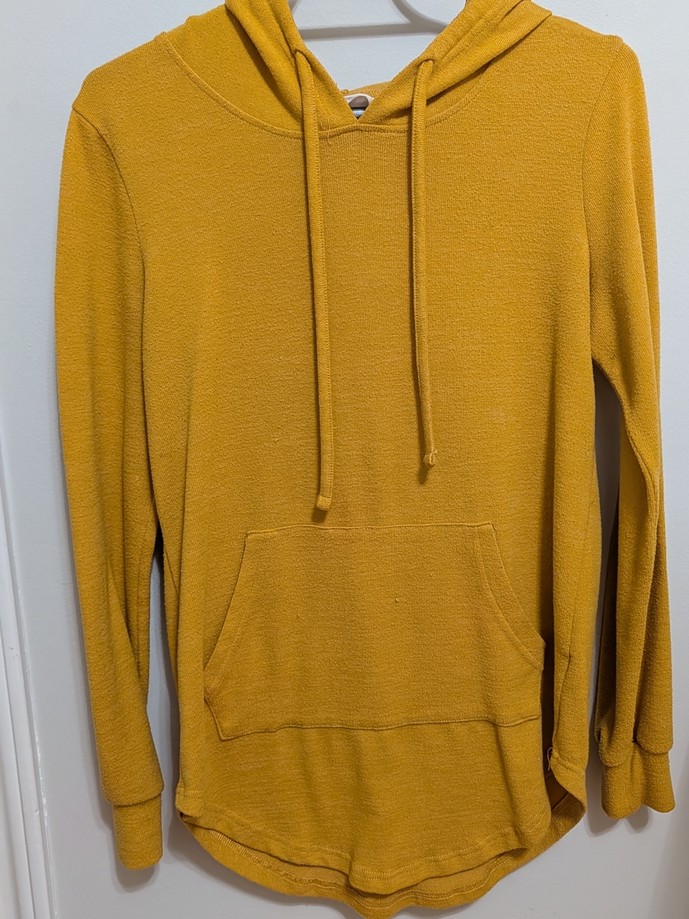 Mustard Yellow Long Hoodie